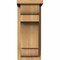 Ekena Millwork New Brighton Smooth Corbel w/Backplate, Western Red Cedar, 7 1/2"W x 10"D x 18"H COR08X10X18NEB01SWR - alternate 3